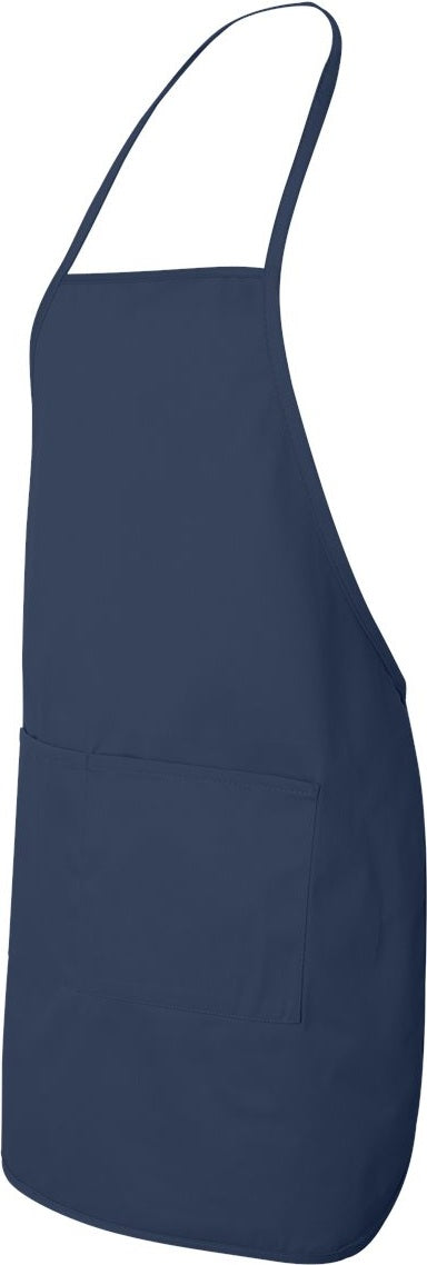 Navy Long Butcher Block Apron - 5505