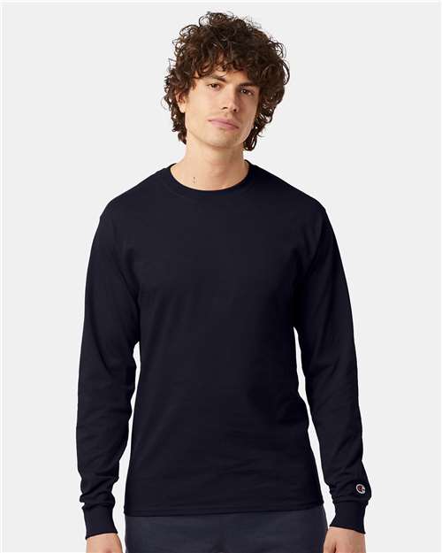 Navy Long Sleeve T-Shirt - CC8C
