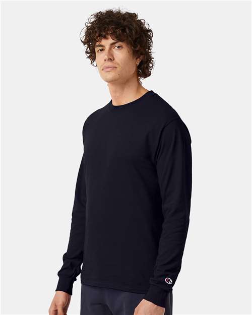 Navy Long Sleeve T-Shirt - CC8C
