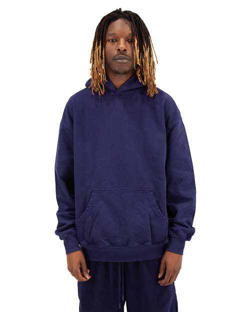 Navy Los Angeles Garment-Dyed Hooded Sweatshirt - SHGDH