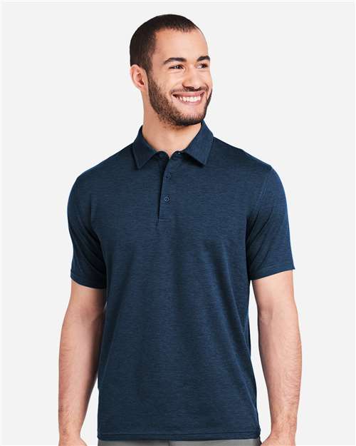 Navy Marbled Fairway Polo - MDP1799