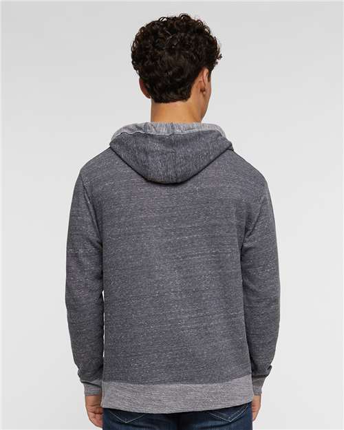 Navy Melange Harborside Mélange French Terry Hooded Pullover - 6779