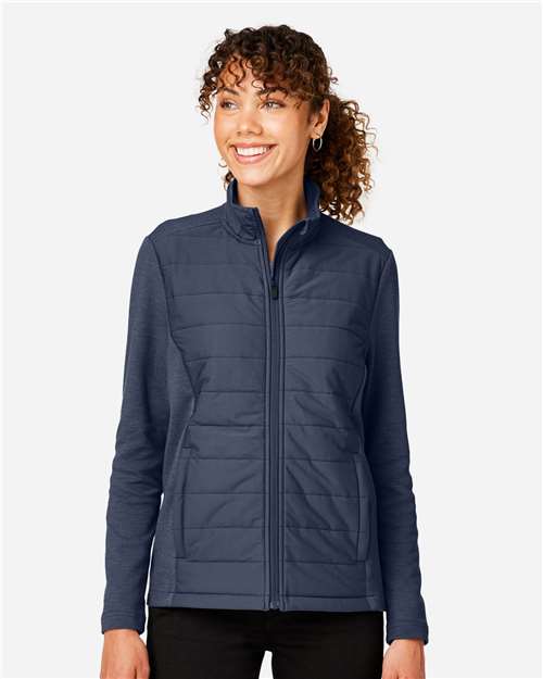 Navy Melange/ Navy Women's New Classics® Charleston Hybrid Jacket - DG704W