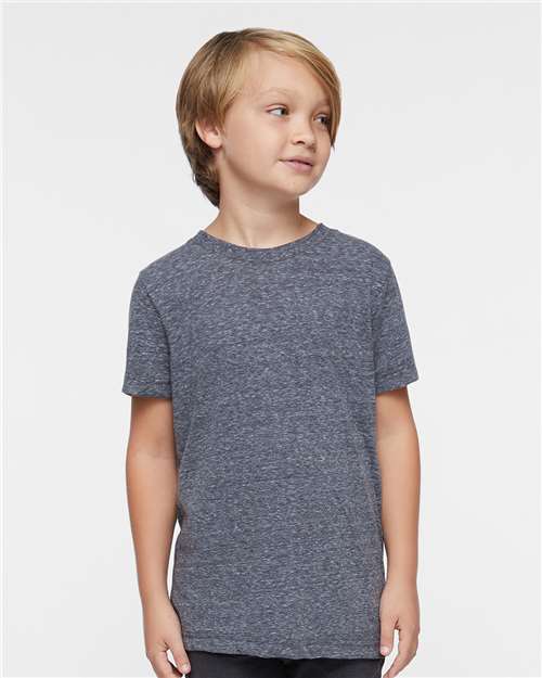 Navy Melange Youth Harborside Mélange Tee - 6191
