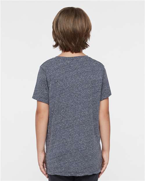 Navy Melange Youth Harborside Mélange Tee - 6191