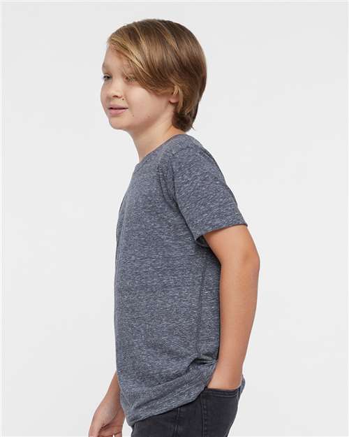 Navy Melange Youth Harborside Mélange Tee - 6191