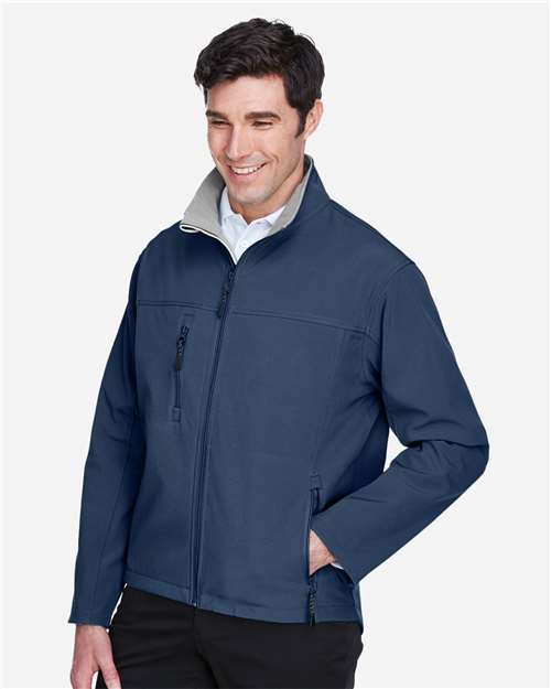 Navy Men's Soft Shell Jacket - D995