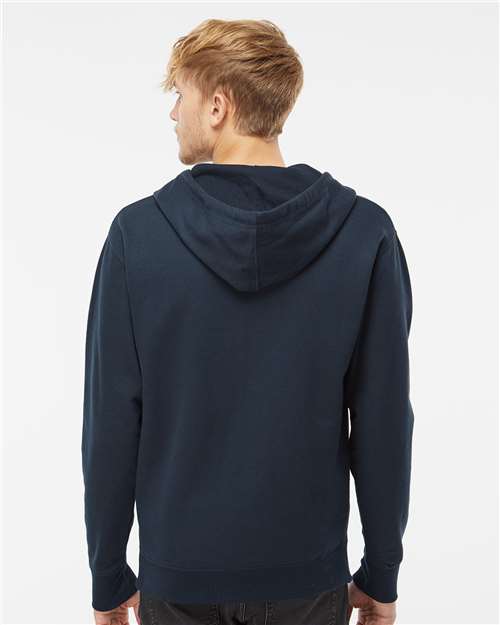 Navy Midweight Full-Zip Hooded Sweatshirt - SS4500Z
