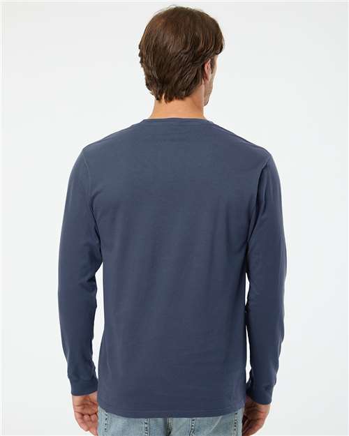 Navy Organic Long Sleeve T-Shirt - 420
