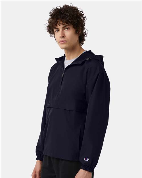 Navy Packable Anorak Jacket - CO200