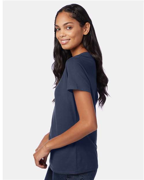 Navy Perfect-T Women’s V-Neck T-Shirt - S04V