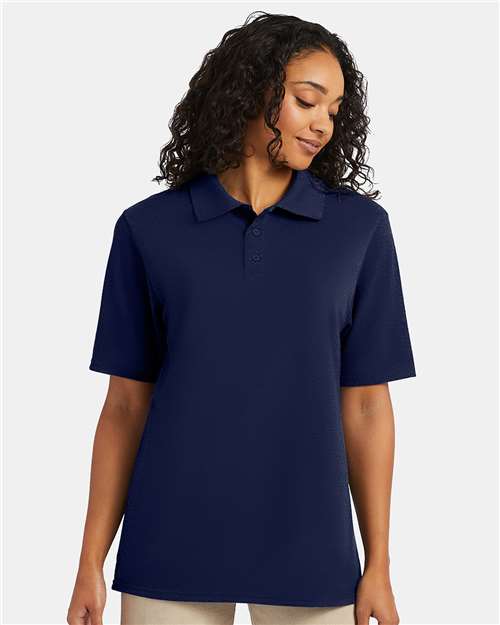 Navy Piqué Polo - 055P