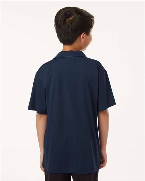 Navy Pro-Lock Youth Performance Polo - 41800Y