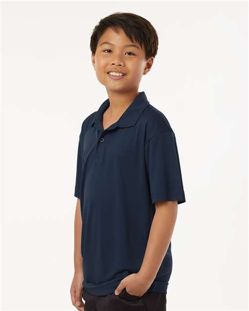 Navy Pro-Lock Youth Performance Polo - 41800Y