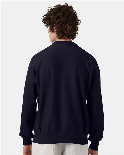 Navy Reverse Weave® Crewneck Sweatshirt - S149