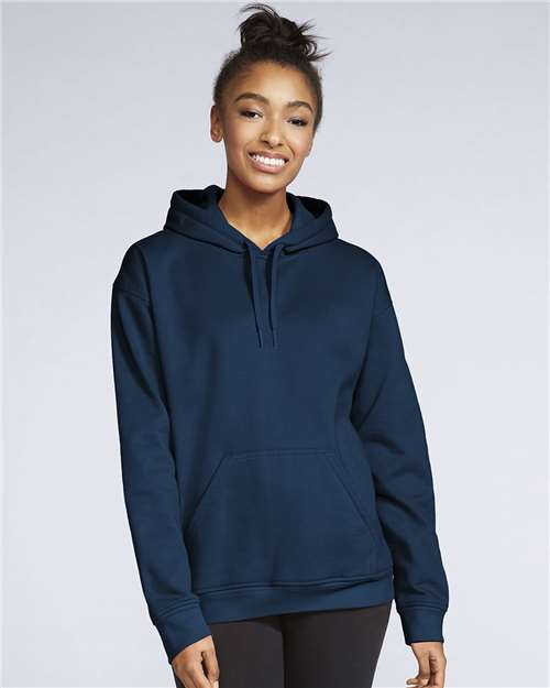 Navy Softstyle® Midweight Hooded Sweatshirt - SF500