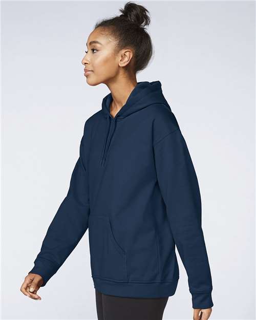 Navy Softstyle® Midweight Hooded Sweatshirt - SF500