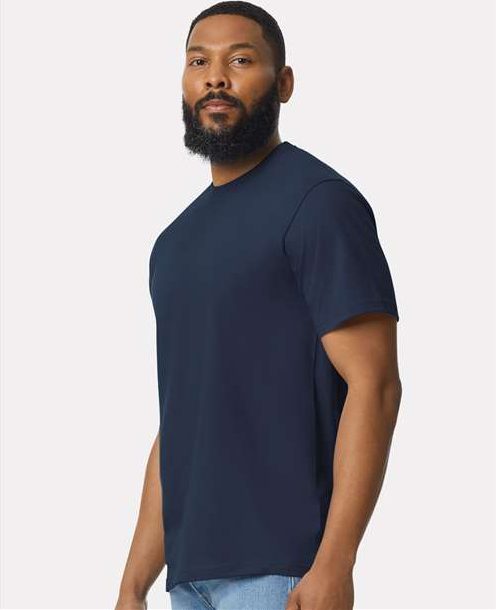 Navy Softstyle® Midweight T-Shirt - 65000