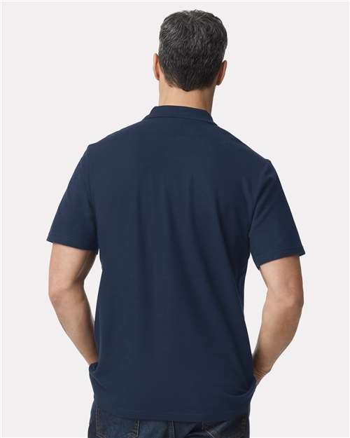 Navy Softstyle® Pique Polo - 64800