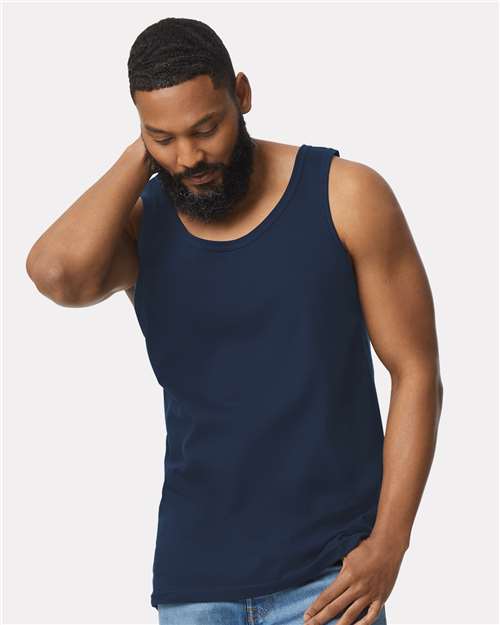 Navy Softstyle® Tank Top - 64200