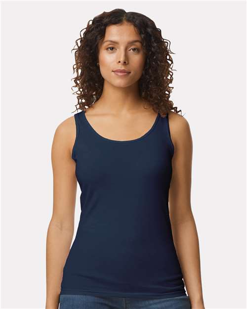 Navy Softstyle® Women’s Tank Top - 64200L