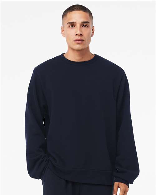 Navy Sponge Fleece Classic Crewneck Sweatshirt - 3911