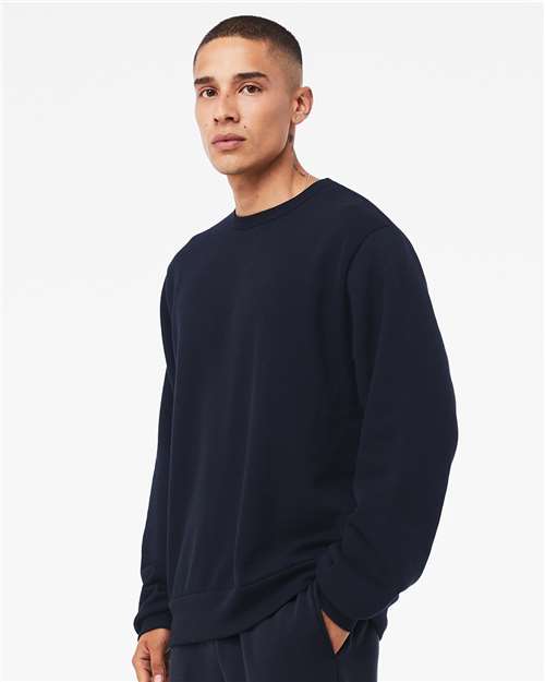 Navy Sponge Fleece Classic Crewneck Sweatshirt - 3911