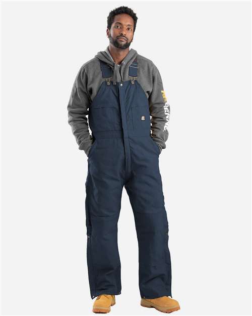 Navy Tall Heritage Insulated Bib Overall - B415T