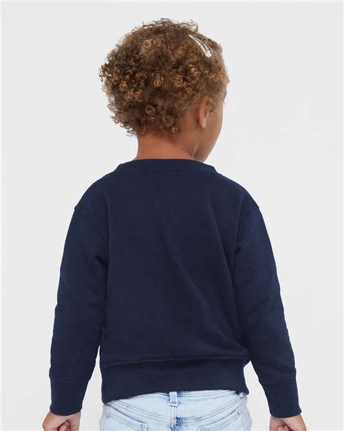 Navy Toddler Fleece Crewneck Sweatshirt - 3317