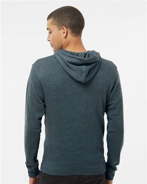 Navy Triblend Triblend Full-Zip Hooded Sweatshirt - 8872