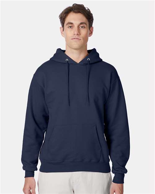 Navy Ultimate Cotton® Hooded Sweatshirt - F170