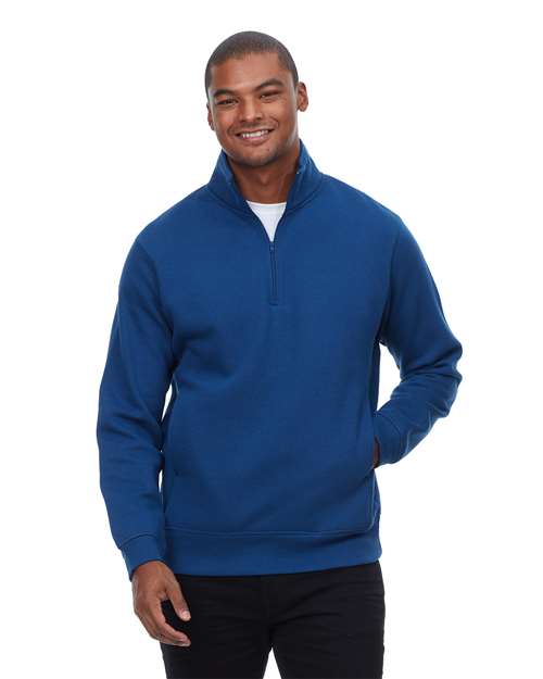 Navy Ultimate Fleece Quarter-Zip Sweatshirt - 320Q