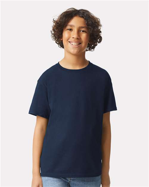 Navy Ultra Cotton® Youth T-Shirt - 2000B
