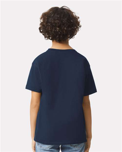 Navy Ultra Cotton® Youth T-Shirt - 2000B