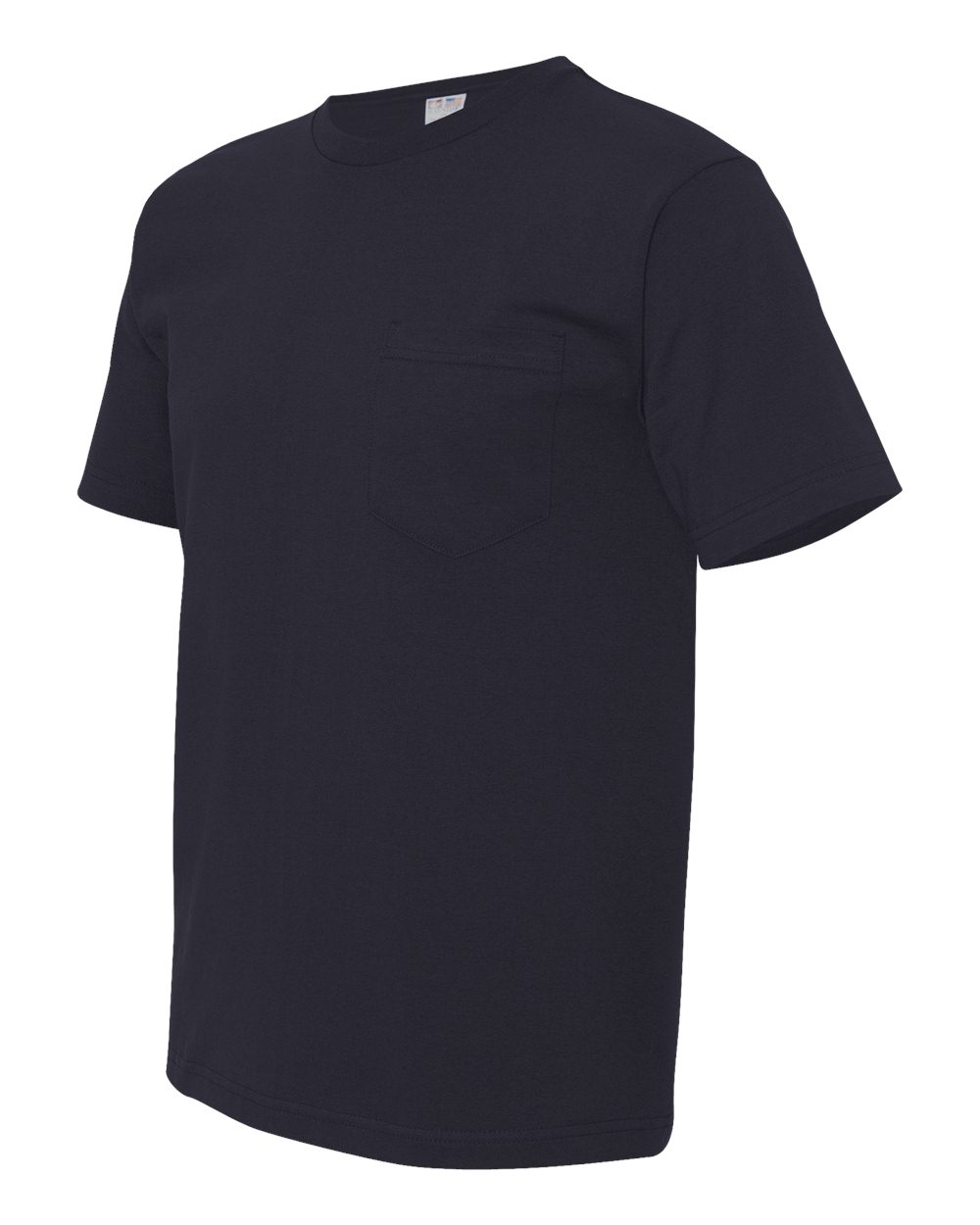 Navy USA-Made Midweight Pocket T-Shirt - 5070