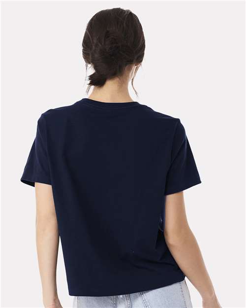 Navy Women's 6 oz Heavyweight Tee - 6110