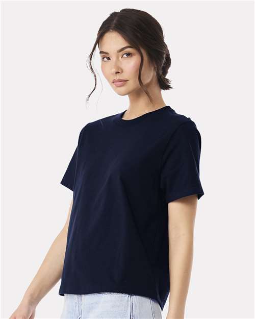 Navy Women's 6 oz Heavyweight Tee - 6110
