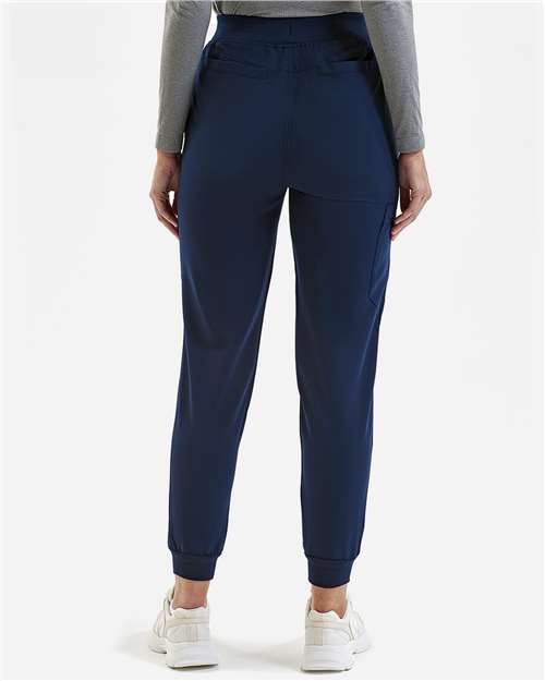 Navy Women's Energized Stretch Jogger Scrub Pants - NN610
