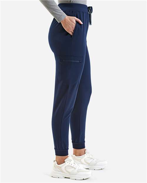 Navy Women's Energized Stretch Jogger Scrub Pants - NN610