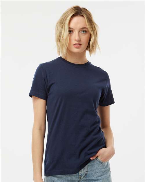 Navy Women's Fine Jersey Classic Fit T-Shirt - 216