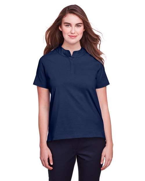 Navy Women's Lakeshore Stretch Cotton Performance Polo - UC105W