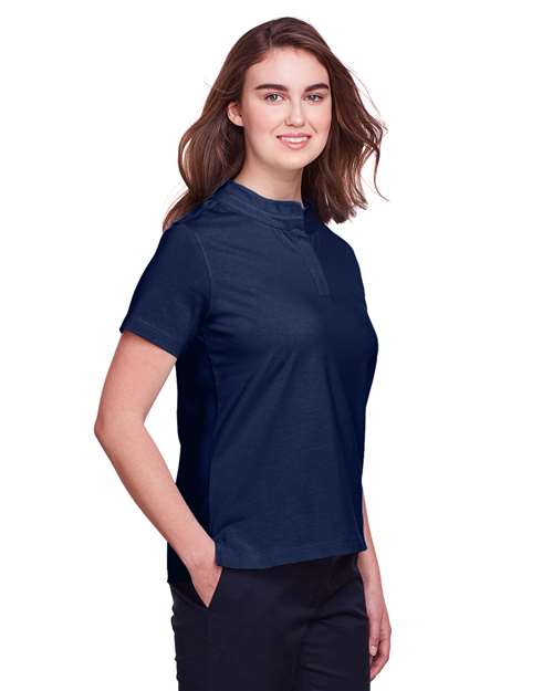 Navy Women's Lakeshore Stretch Cotton Performance Polo - UC105W