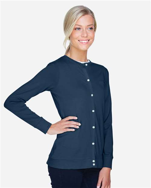 Navy Women's Perfect Fit™ Ribbon Cardigan - DP181W