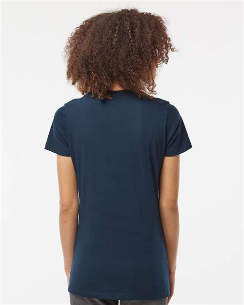 Navy Women's Premium Cotton T-Shirt - 516