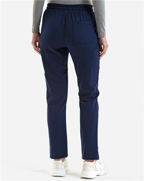 Navy Women's Relentless Stretch Cargo Scrub Pants - NN600