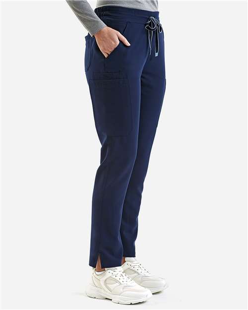 Navy Women's Relentless Stretch Cargo Scrub Pants - NN600