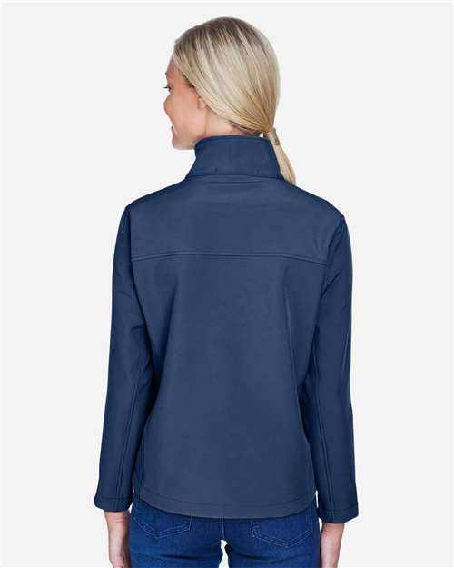 Navy Women's Soft Shell Jacket - D995W