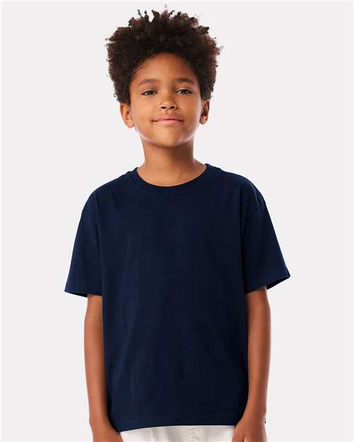 Navy Youth 6oz. Heavyweight Tee - 3010Y