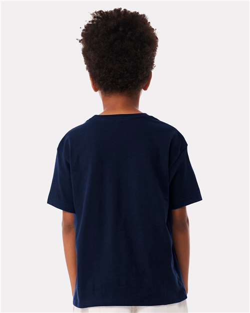Navy Youth 6oz. Heavyweight Tee - 3010Y