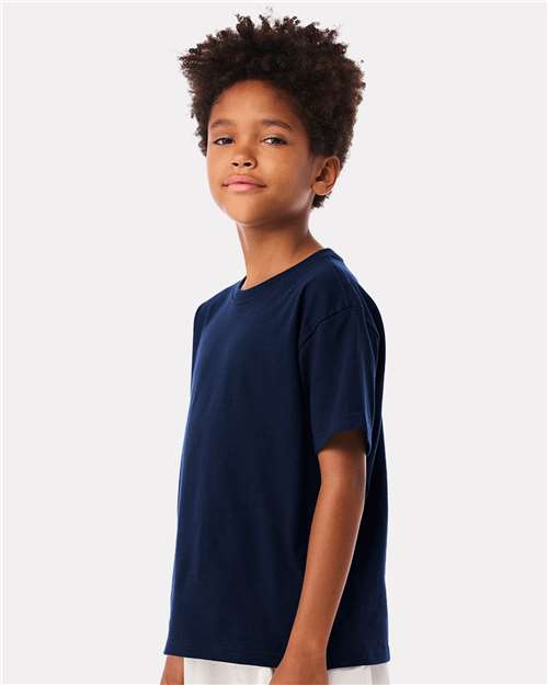 Navy Youth 6oz. Heavyweight Tee - 3010Y